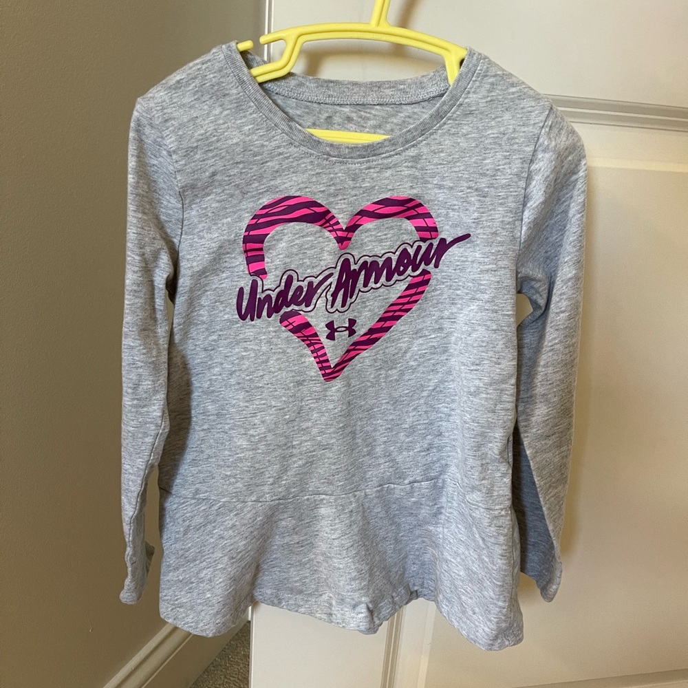 Under Armour Long Sleeve Top size 5
